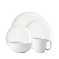 Puro Coupe Piece Dinnerware Place Setting