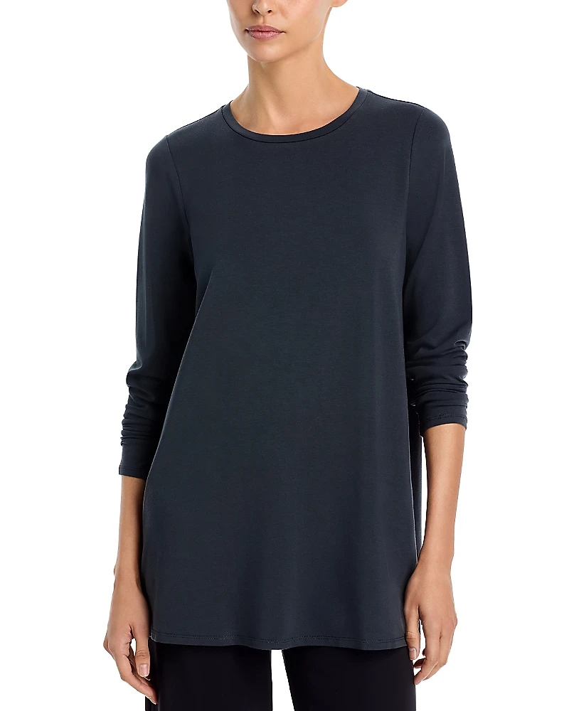 Eileen Fisher Crewneck Tunic Tee