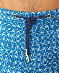 Bulldog Dahlia Drawstring 6" Swim Trunks