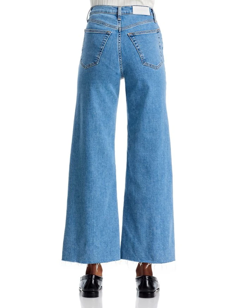 High Rise Cropped Wide Leg Jeans Runyon