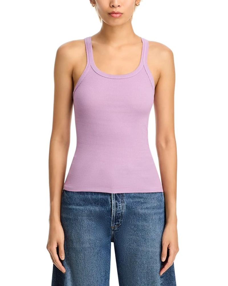 Ribbed Cotton Tank Top