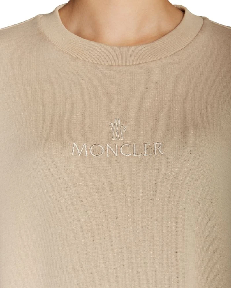 Smocked Hem Sweatshirt