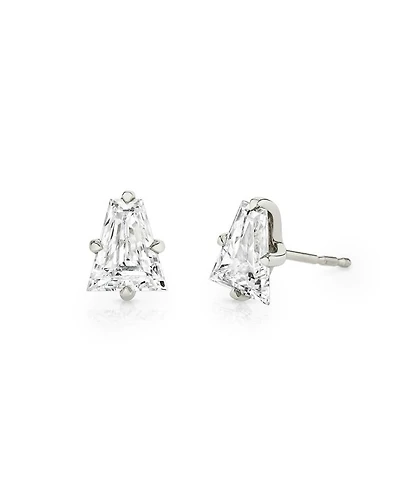 Iconic Lab-Grown Diamond Stud Earrings 14K Yellow and White Gold, 1.5ctw Keystone Lab Grown Diamonds