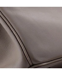 Birkin 25 Handbag Grey Swift with Palladium Hardware