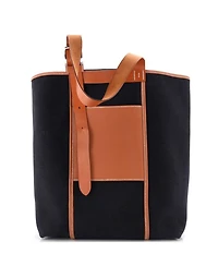 27 Etriviere Pocket Tote Toile and Leather