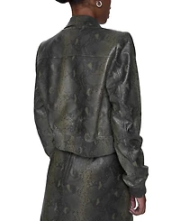 Astrid Snake Bomber Jacket