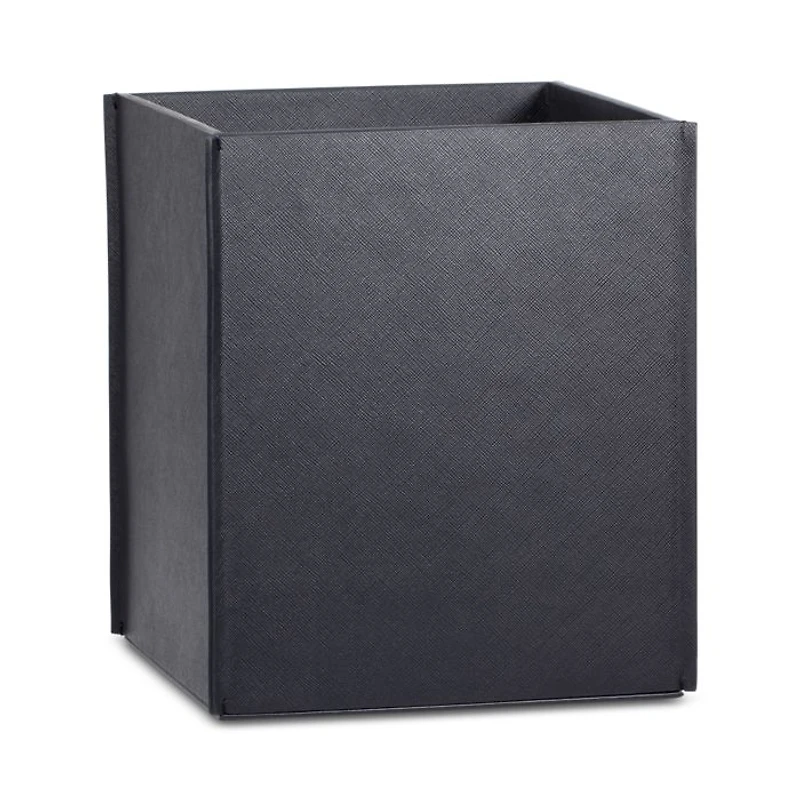 Piega Leather Waste Basket