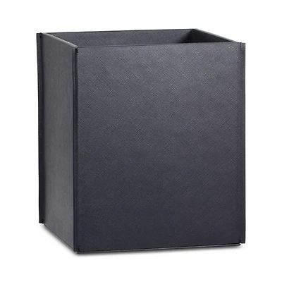 Piega Leather Waste Basket