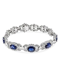 Bloomingdale's Sapphire & Diamond Statement Bracelet