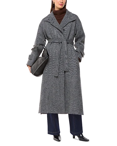 Whistles Cosette Funnel Neck Coat