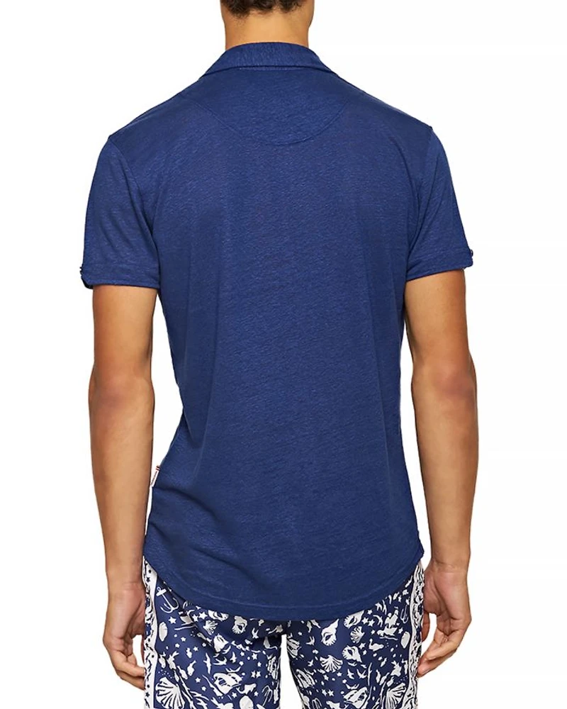 Sebastian Tailored Linen Polo Shirt
