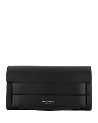 Herve Leger Etta Leather Clutch