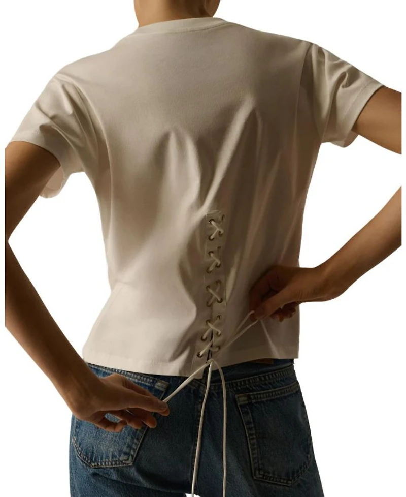 Lace Up T-shirt
