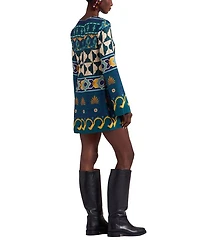 Mini Supreme Swing Dress Casareale Placee Emerald