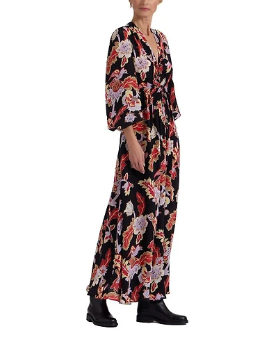 Long Camerino Dress Crepe De Chine