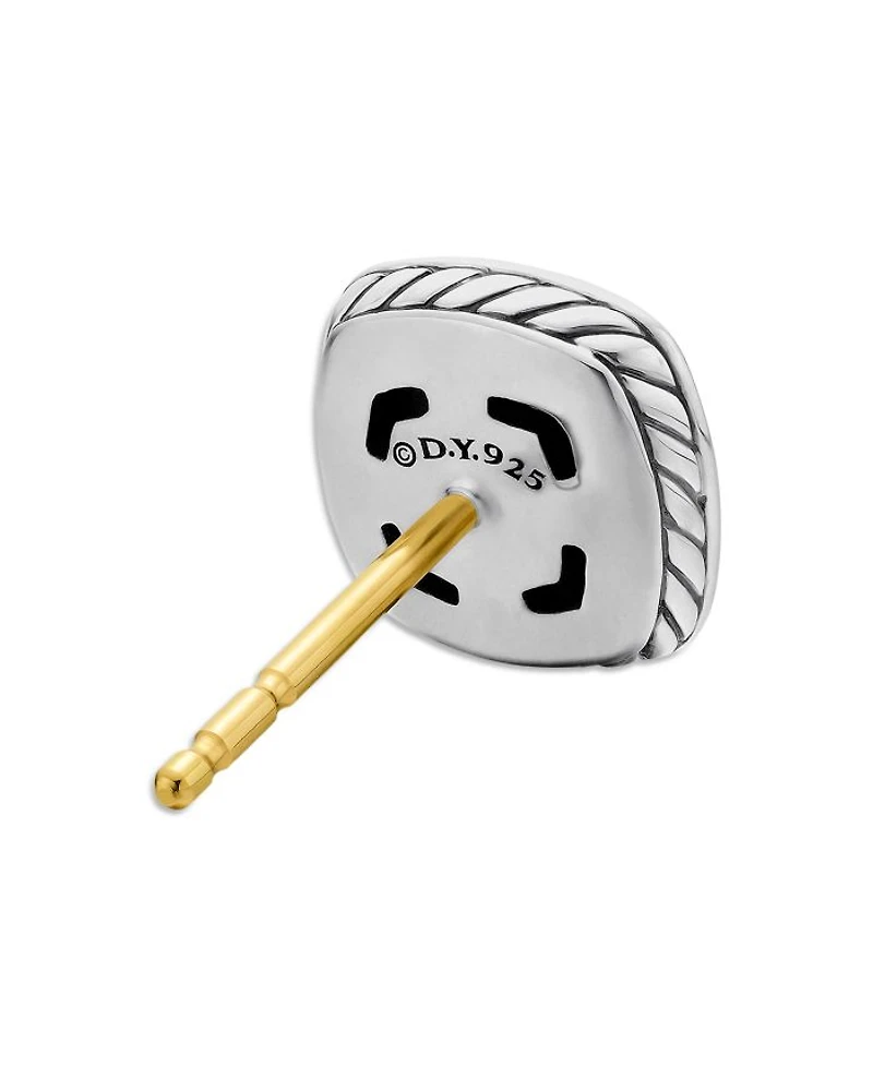 Petite Albion® Stud Earrings with Pavé Diamonds