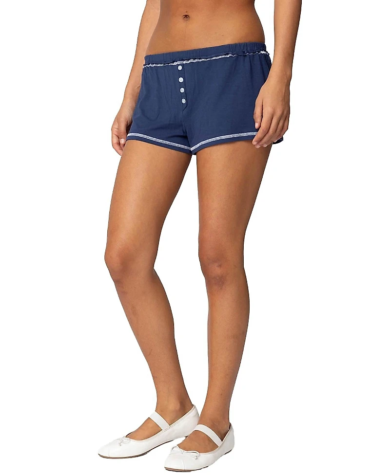 Edikted Arianne Contrast Shorts