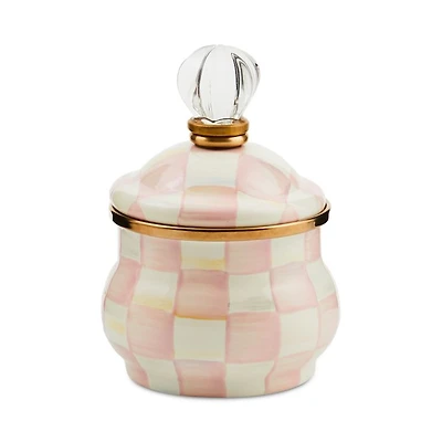 Rosy Check Lidded Sugar Bowl