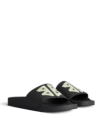 Balenciaga Men's Rubber Slide Sandals