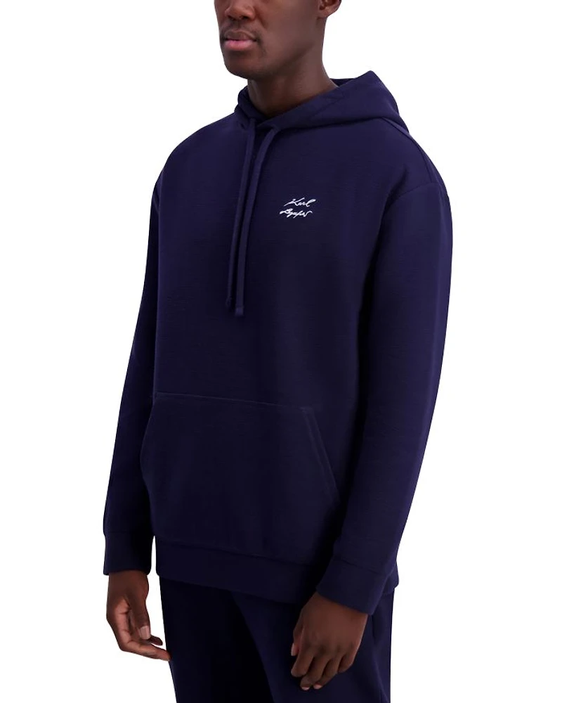 Slim Fit Logo Hoodie