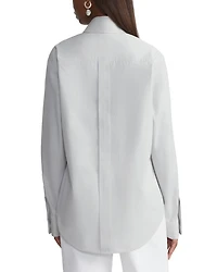 Striped Button Front Shirt