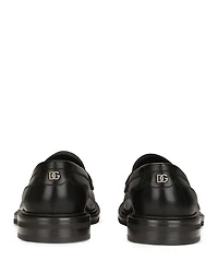 Men's Brushed Leather Loafers