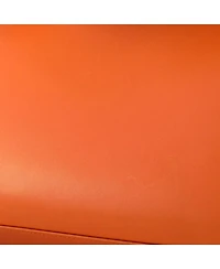 Kelly 32 Handbag Orange Box Calf with Gold Hardware