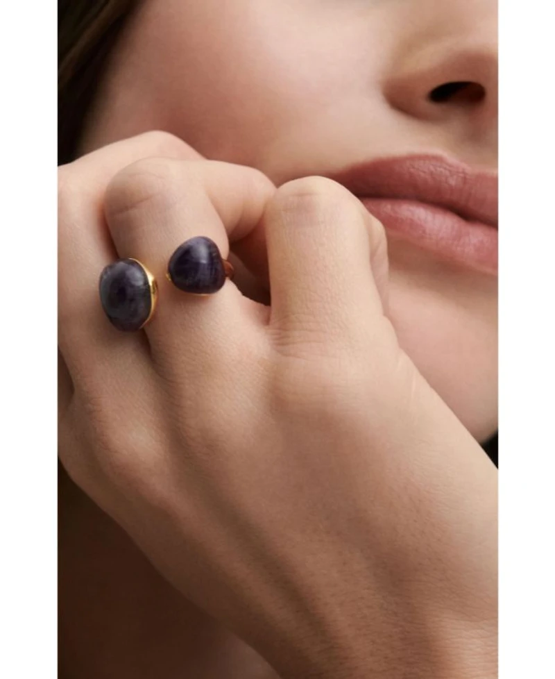 Women's Stone Gravity Ring