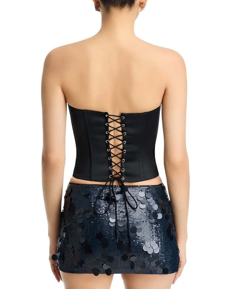 Satin Corset Top