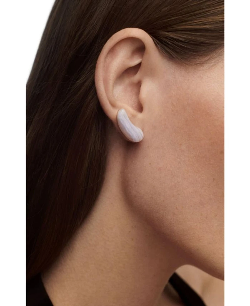 Women's Agate Aqua Earrings