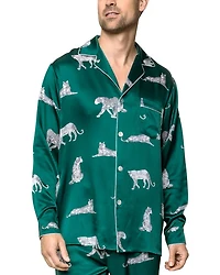 Panthère de Luxe Silk Printed Pajama Set