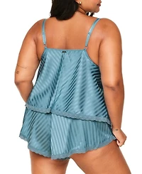Trish Women's Plus Cami & Shorts Set Lingerie