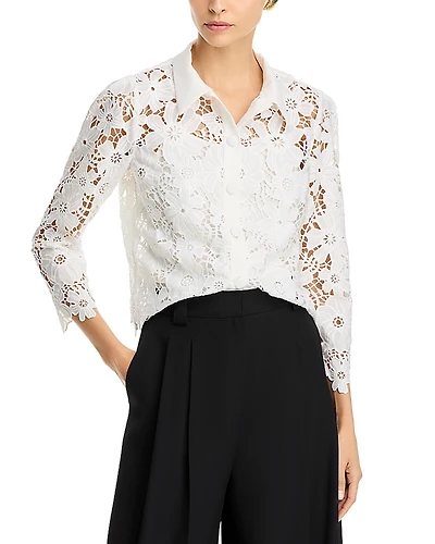 Milly June Roja Lace Blouse