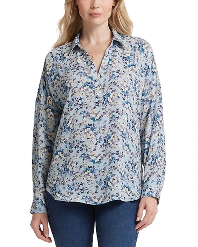 Becky Dot Print Blouse