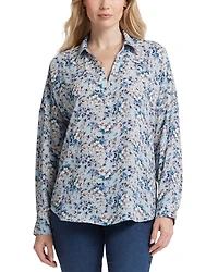 Becky Dot Print Blouse