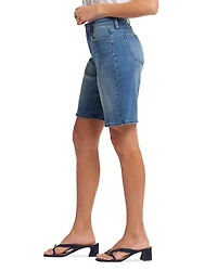 Lilly Boyfriend Denim Shorts Cascade Wave