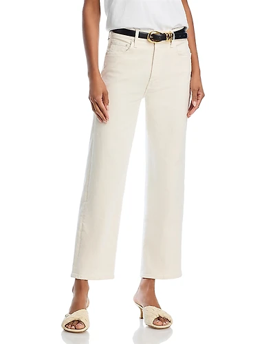 Mother The Rambler High Rise Ankle Straight Jeans