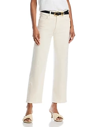 Mother The Rambler High Rise Ankle Straight Jeans