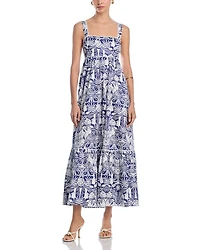 Palm Print Maxi Dress - Exclusive
