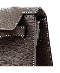 Kelly 28 Handbag Epsom with Palladium Hardware