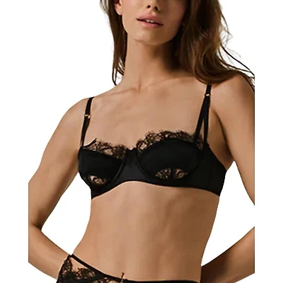 Kiki De Montparnasse Lace Inset Balconette Bra