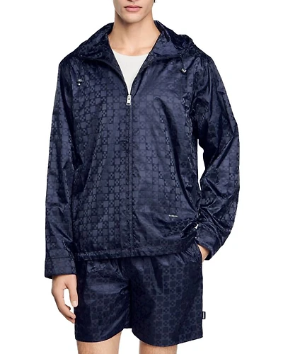 Square Cross Nylon Jacket