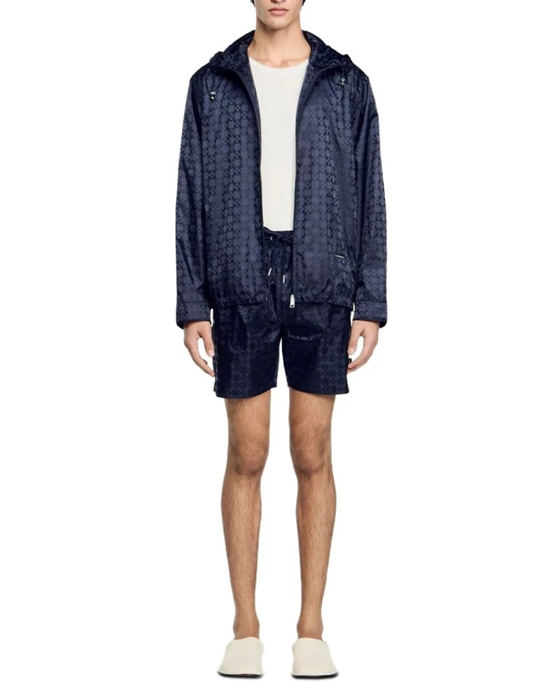 Square Cross Nylon Jacket