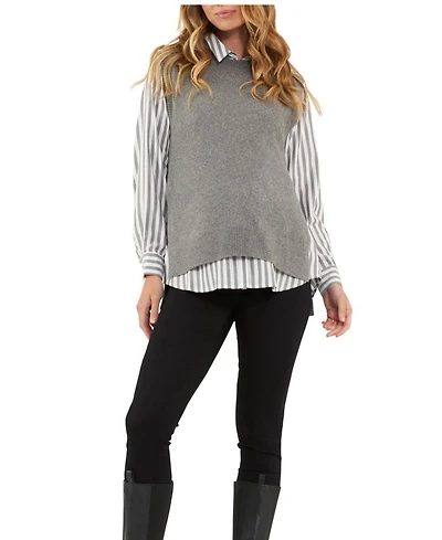 Josie Side Split Knit Vest