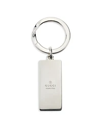 Sterling Silver Trademark Red Enamel Logo Key Chain