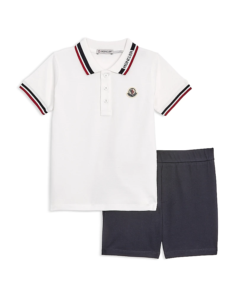 Moncler Boys' Polo & Shorts Set - Baby, Little Kid, Kid