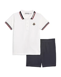 Moncler Boys' Polo & Shorts Set - Baby, Little Kid, Kid