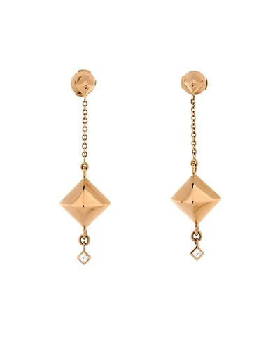Collier de Chien Rock Drop Earrings 18K Rose Gold