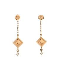 Collier de Chien Rock Drop Earrings 18K Rose Gold
