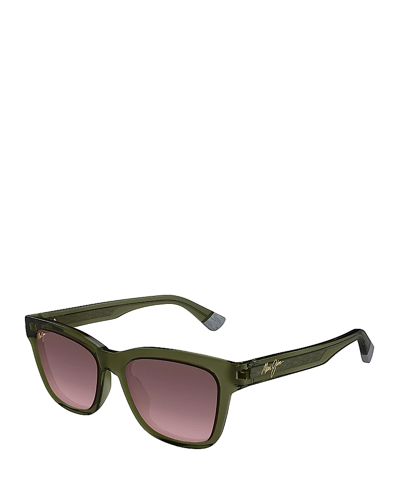 Maui Jim Hanohano Square Sunglasses, 53mm